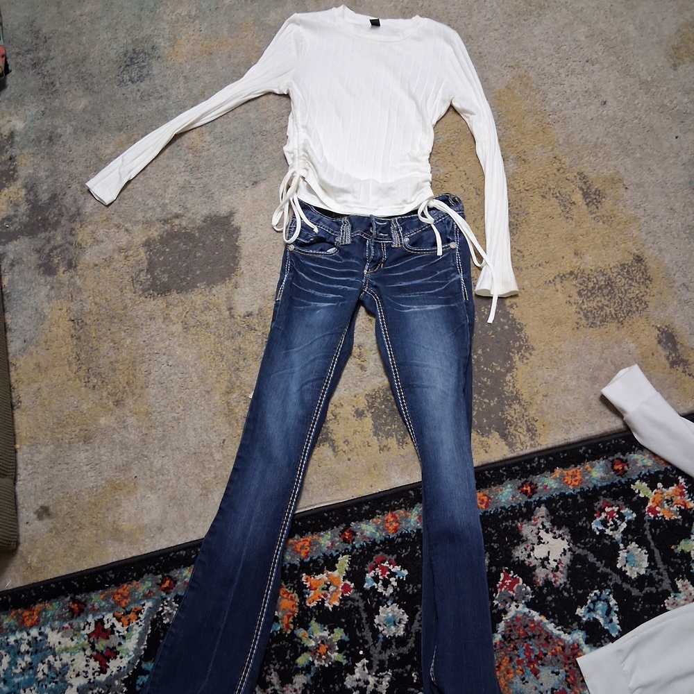 Amethyst Jeans Women's Blue Boot Cut Jeans